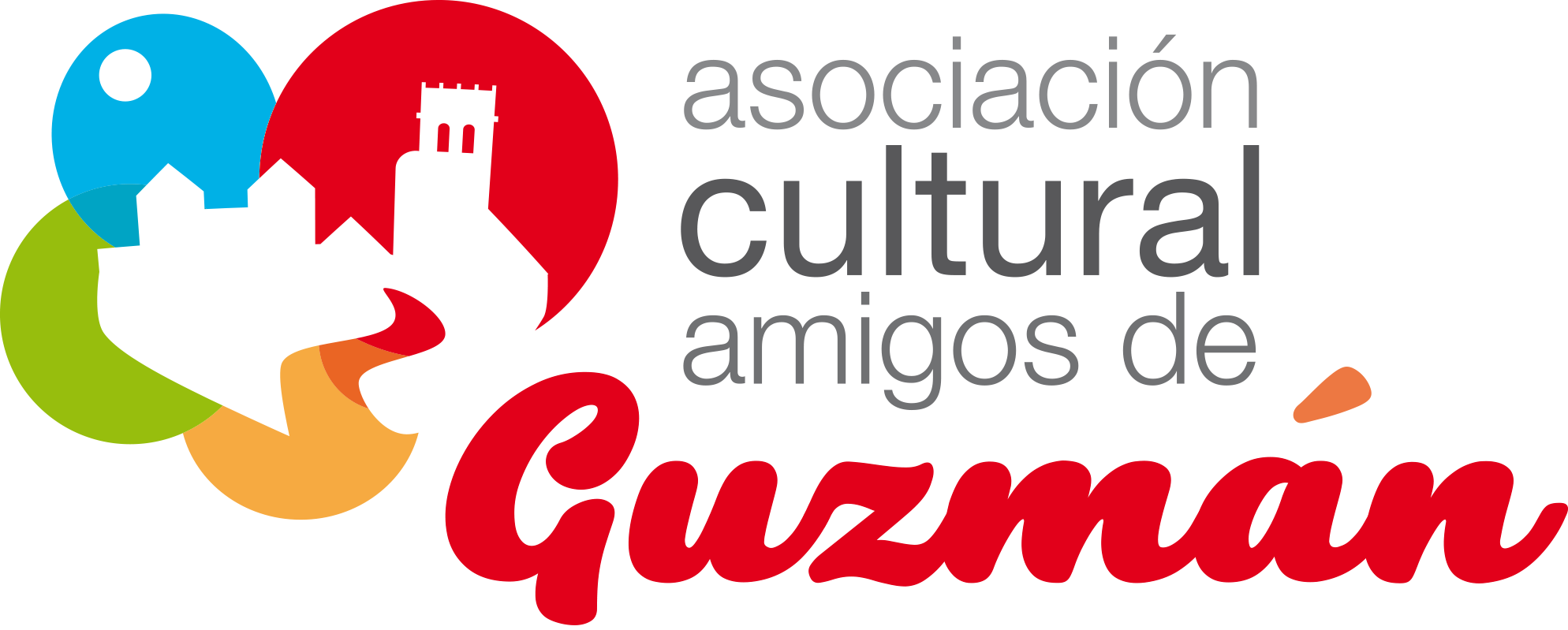 Logo de la asociación cultural "Amigos de Guzmán" en el pueblo de Guzmán (Burgos)